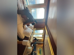 Sucking Dick Outside On Cruise Balcony Then Inside To Get My Ass Filled With A Huge Load!