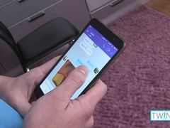 Watch as Nubile Strokes Off His Blowable Salami & Takes Nudes Solo!