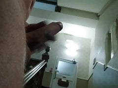 Masturbation on stairwell