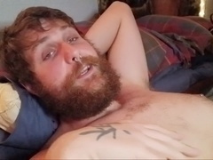 Dirty-talking dominant guy plays with his huge, throbbing wood