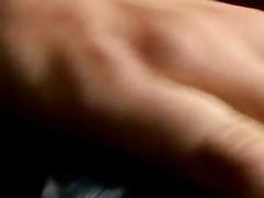 Athletic jock strips his clothes and tugs on his boner