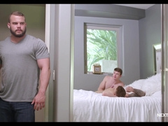 NextDoorRaw Caught Boinking in Break Away Guest Room, Holder Joins in