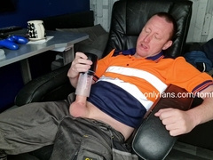 Poking my fresh fleshlight fucktoy