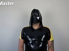 Rubber Master instructs you in deepthroat with dildo PREVIEW