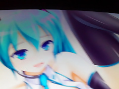 Hatsune Miku Cum Tribute