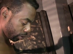 Muscle slave anal sex and cumshot