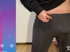 Hands-free cum in pants moments featuring Lucas Nathan King
