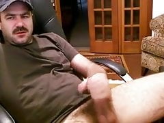 Handsome bears masturbing and cum 1