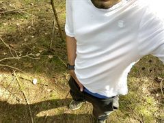 Dude pissing
