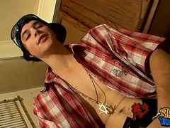 Handsome and horny straight boy York needs a little relief