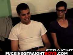 FuckingStraightBoys.com - Splooging shorthaired beauty loves raunchy mmf 3