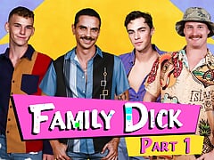 Fit Tattoed Stud Jack Waters Take Two Cocks At The Same Time In Perv Taboo Threesome - FamilyDick