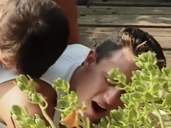 Brent Gets His Action In The Bushes