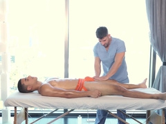Therapist Massages Clients Starfish With His Fat Cock With Rick Fantana And Joseph Hart