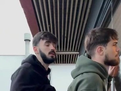 Bearded Guys Having Fun