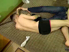 Toe slurped twunk gargles