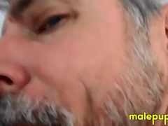 Step-father Richard Lennox taunts his son with his jockstrap