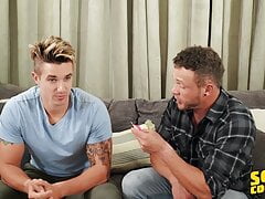 Two Male Studs Sean And Nikolai Play A Sexy Question Game