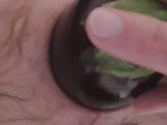 Eggplant anal fist