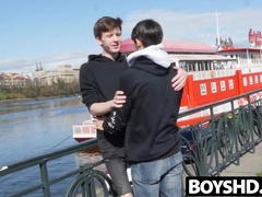 BoysHD.com - Josh Cavalin and Justin Host have an strong backside banging