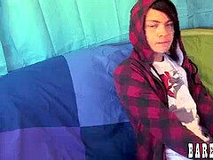 adorable punk lad pounded bareback by horny bus driver