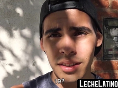 LecheLatinos.com - Latino's wild pickup sex ends with a raw fuck and a jizz-covered face