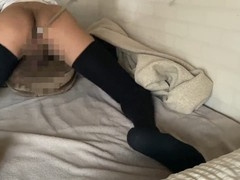 Wild pillow pounding action with a humping machine and a glory hole