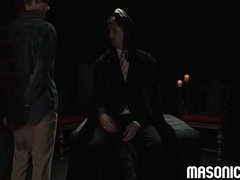 Eddie Patrick Mercilessly Rearranging The Insides Of Twink Dex Dewalls Asshole With His Humongus Cock! 8 Min