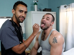 Strong bareback anal in the hospital for Jay Alexander & Jaxx Thanatos