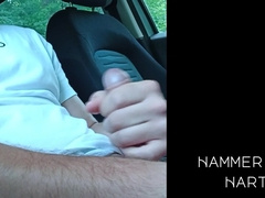 Milking & Jizzing Nutting In Camper - Nearly Caught Wanking In The Camper