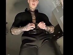 Jakipz Playing With His Massive Cock And Undressing For You Before Shooting A Huge Load