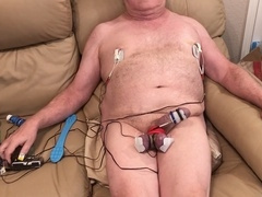 Cock bondage, hand free cum, cumming hard