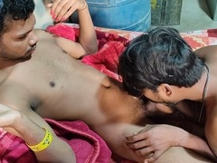 College student gives hasty webcam blowjob to stepbrother's huge cock