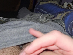Kinky Man jizm after a Rock-Hard Day of work