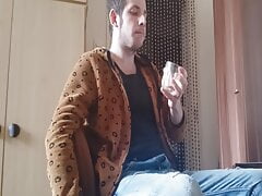 Gergely Molnar - I'm listening to music when I play with my big cock