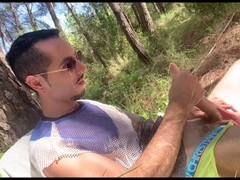 Horny Latinos enjoying themselves - hairy men are getting off