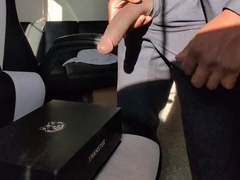 Wordy Dad In Suit Masturbates His Immense Manhood