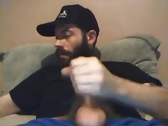 HOT BEARDED HORNY WANKER BIG BALLS AND HAIRY PUBES