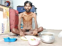 Hot boy Rajeshplayboy993 Cooking aalu curry part 1