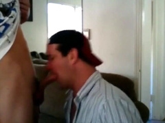 Neighbor's Big Cock Blowjob and Facial