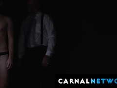 The master pounded Chase Daniels tight and hungry hole getting him to moan in ecstasy