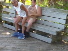 older gays have sex in public park 7