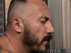 Darin pushes Alessio up against the wall and fucks him hard