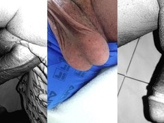 Daddy bear creampie, grandpa thick cock, black bear grandpa