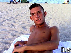 gay university college girl smokes and masturbates his dick in backyard