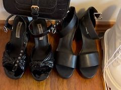 Collection heels,boots and handbag cum
