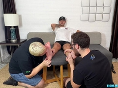 Providing Dimitri Sole Rubdown To Make Up To His Wearisome Day