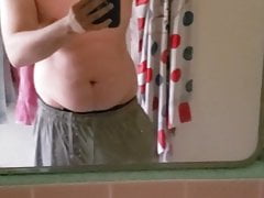 Barely 18+ first public MONSTER cock Reveal