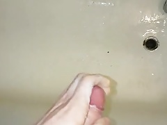 First cum in 2018 (virgin cock)