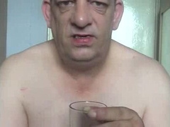 guzzling piss